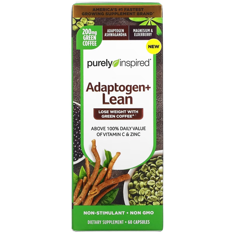 Purely Inspired, Adaptogen + Lean, 60 Capsules