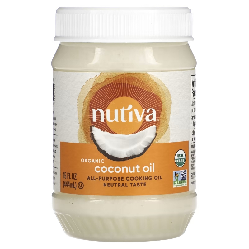 Nutiva, All-Purpose Cooking Oil, Organic Coconut Oil, 15 fl oz (444 ml)