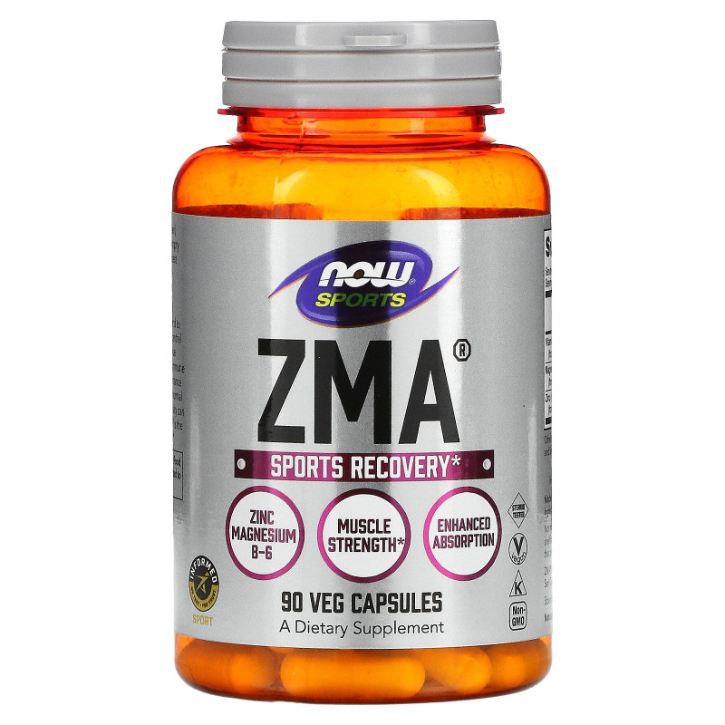 Now Foods, ZMA, Sports Recovery, 90 капсул