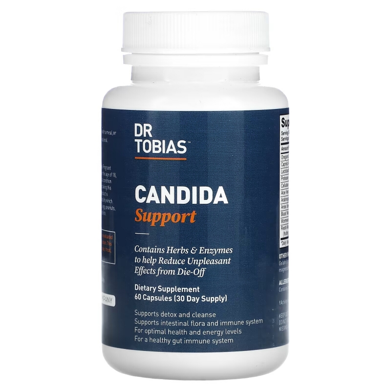 Dr. Tobias, Candida Support, 60 Capsules