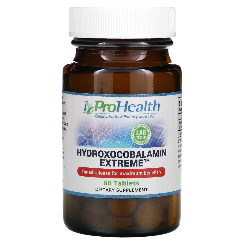 ProHealth Longevity, Hydroxocobalamin Extreme, 60 Tablets