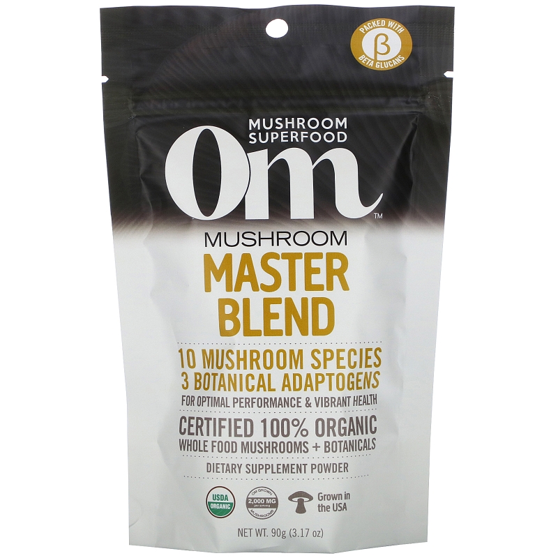 Om Mushrooms, Mushroom Master Blend, 3.17 oz (90 g)