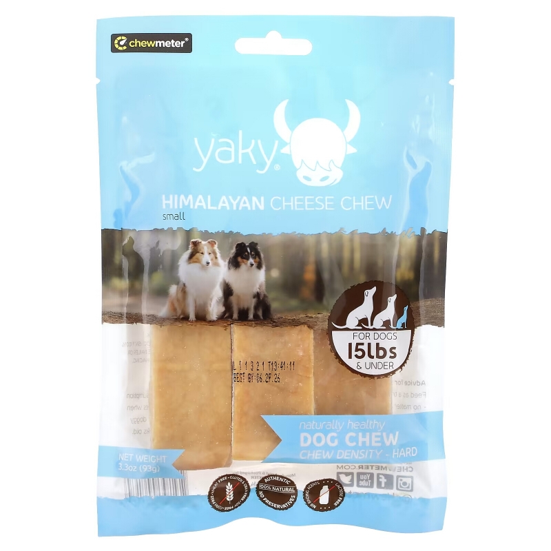 Himalayan Pet Supply, Yaky, жевательный гималайский сыр, твердый, для собак до 7 кг (15 фунтов), малый, 93 г (3,3 унции)