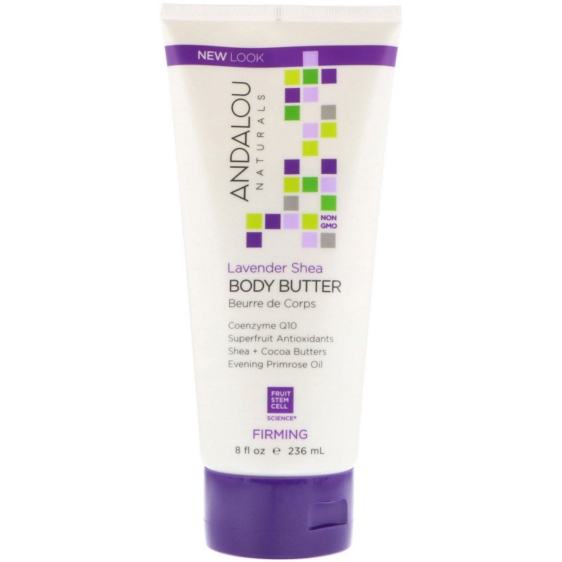 Andalou Naturals Lavender Shea Firming Body Butter 8 fl oz (236 ml)