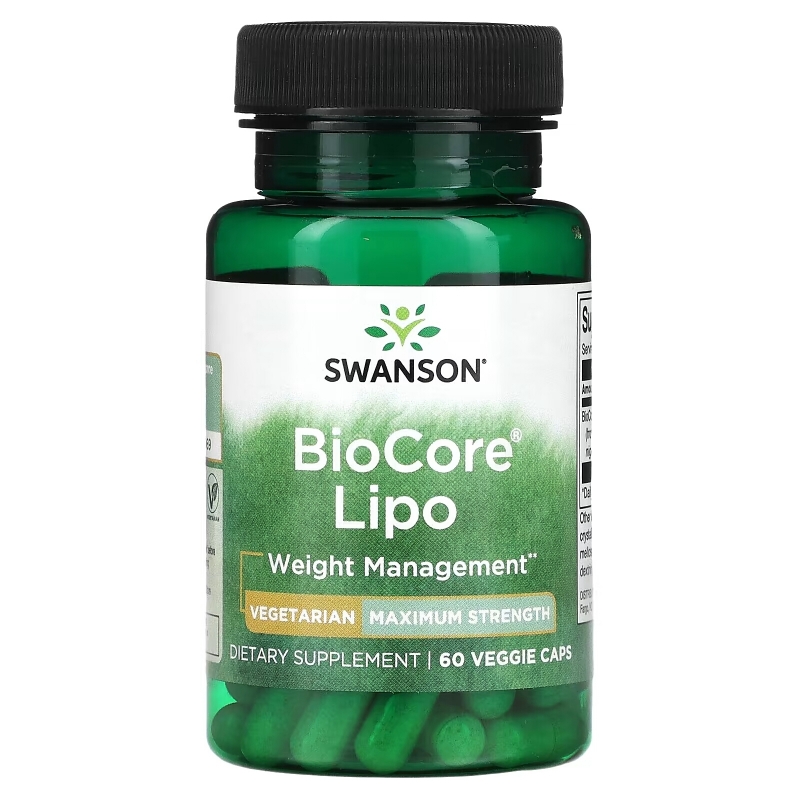 Swanson, BioCore Lipo, Maximum Strength, 60 Veggie Caps