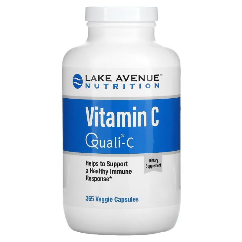 Lake Avenue Nutrition, Vitamin C, Quali-C, 1,000 mg, 365 Veggie Capsules